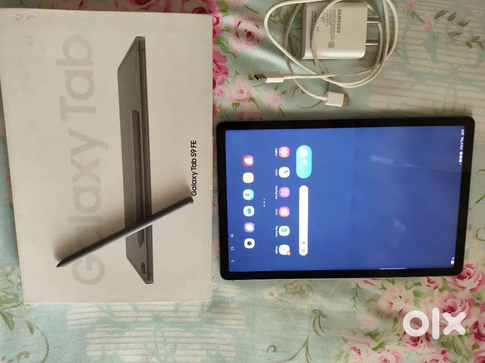 Samsung s9 fe tablet with s pen plus extra charger and cover s9fe stud