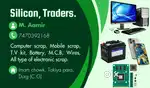 Computer scrap, Mobile scrap , T.V kit ,battery , MCB ,wires HDD ,RAM