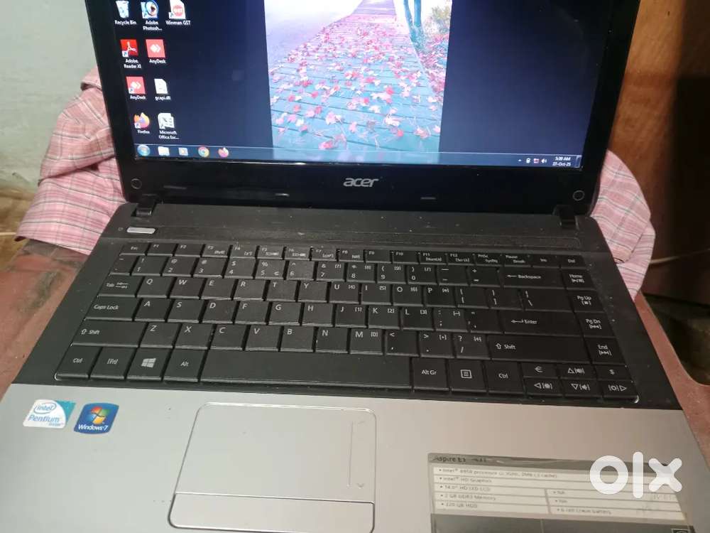Acer laptop and Lenovo laptop
