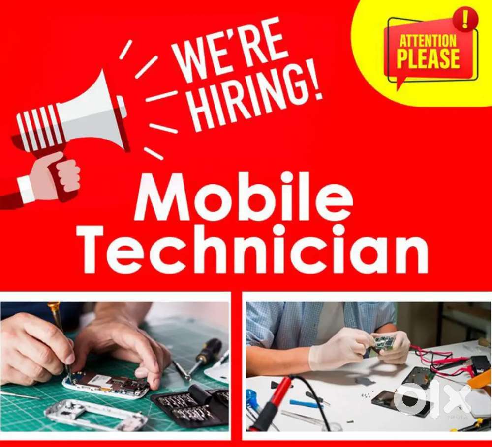 We are hiring for mobile technician experience 1 to 3 years required