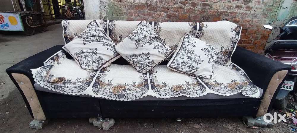 3+1+1 5 sheter sofa set with pio and sofa cover