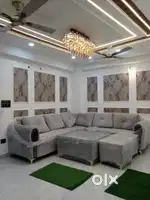 L corner Big size ka 3bhk dinning space ke saath and terrace garden