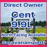 Residential Plots For Sales at Saravanampatti 9.9L