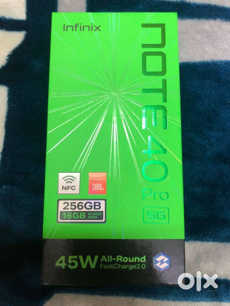 Infinix Note 40 Pro 5G (Vintage Green, 256 GB)