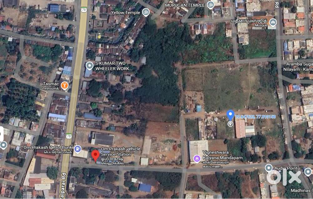 Prime Residential Land for Sale – Jyothinagar Main Area, Pollachi