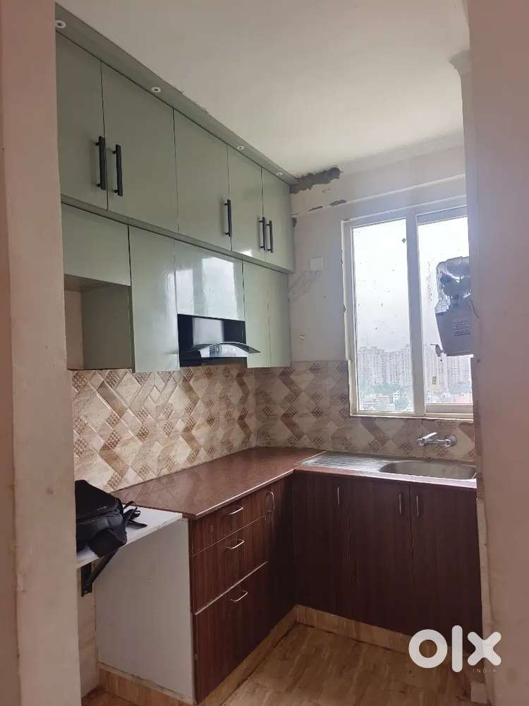 Golf home 2bhk + study semi furnished for rent