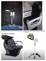Shampoo station, cutting chair, salon chair furniture