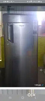Single door 184 litres whirlpool refrigerator 4 month old
