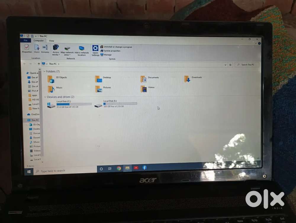 ACER laptop 468GB 4RAM