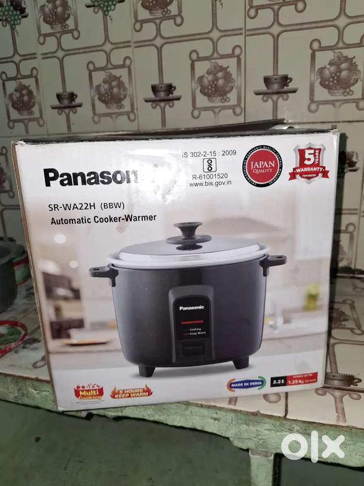 Just 20 days used rice cooker  Panasonic SR- WA22H 2.2 lt