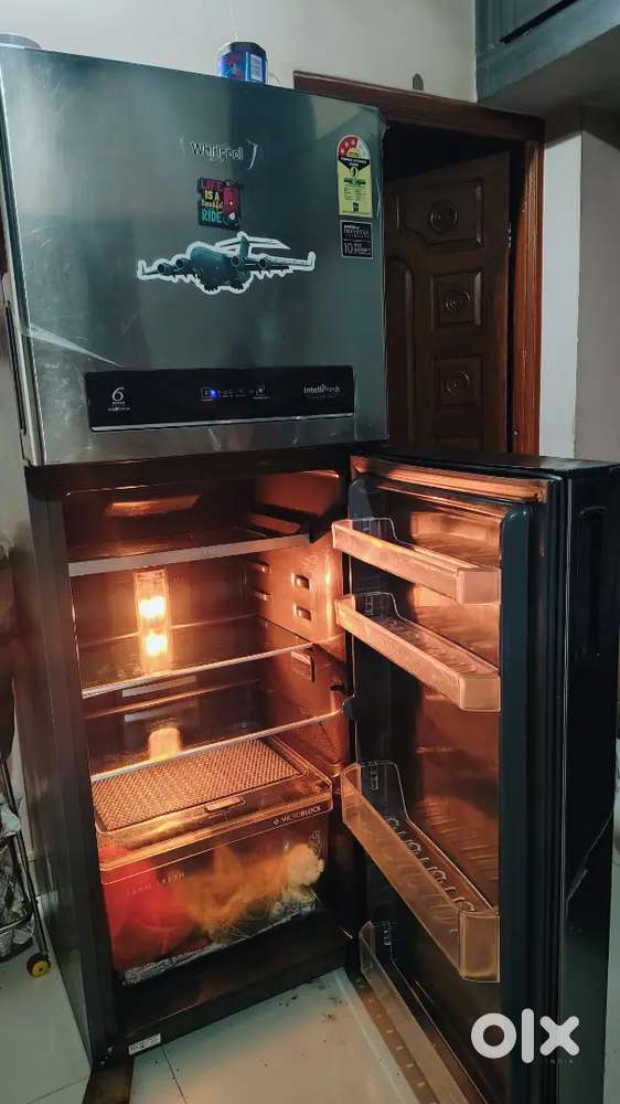Whirlpool 360 L Double Door Convertible Refrigerator, Under warranty.