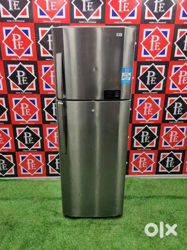 £¢√ LG 270 ltrs 4 star rating crom finishing fridge with door step ;;: