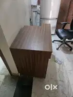Custom computer table with 1 big drawer and 1 cupboard