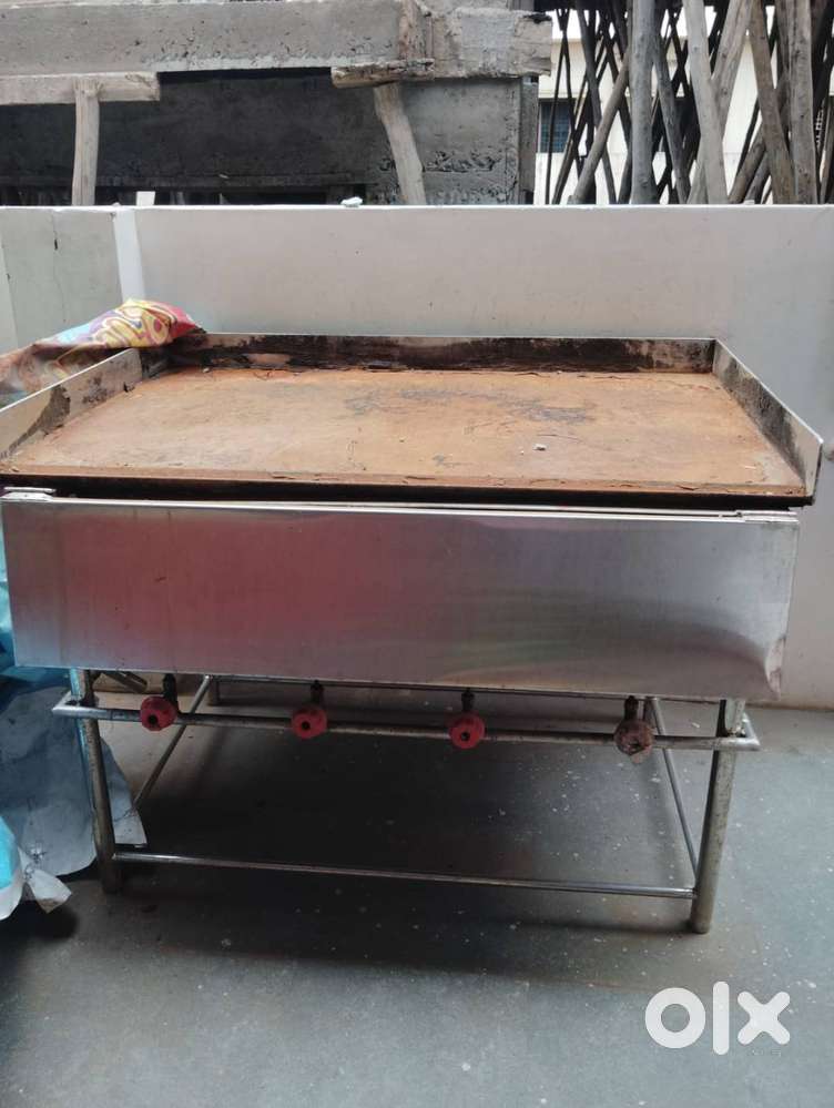 Stainless Steel Commercial 4 Burners with dosa panam