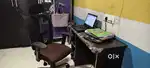 Office chair with study table