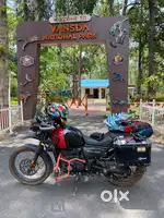 Himaliyan bs6 with panniers and top box