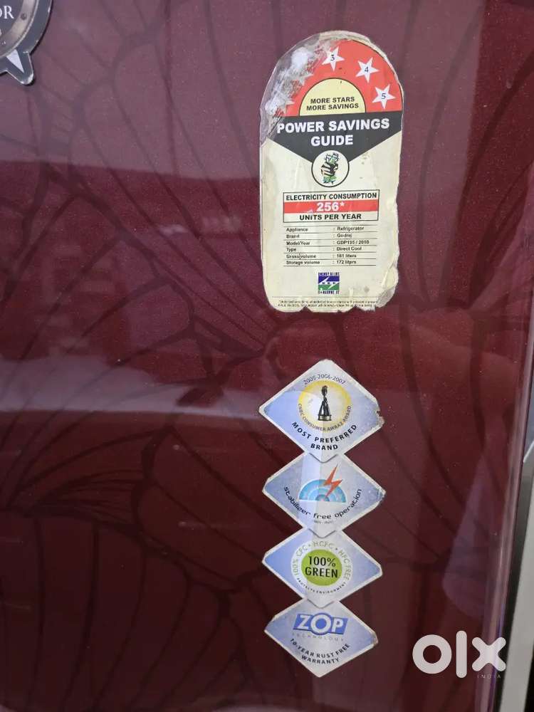 Godrej pentacool v5 -181 litres (10yrs)