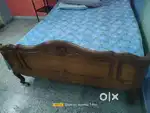 Teak cot with mattress