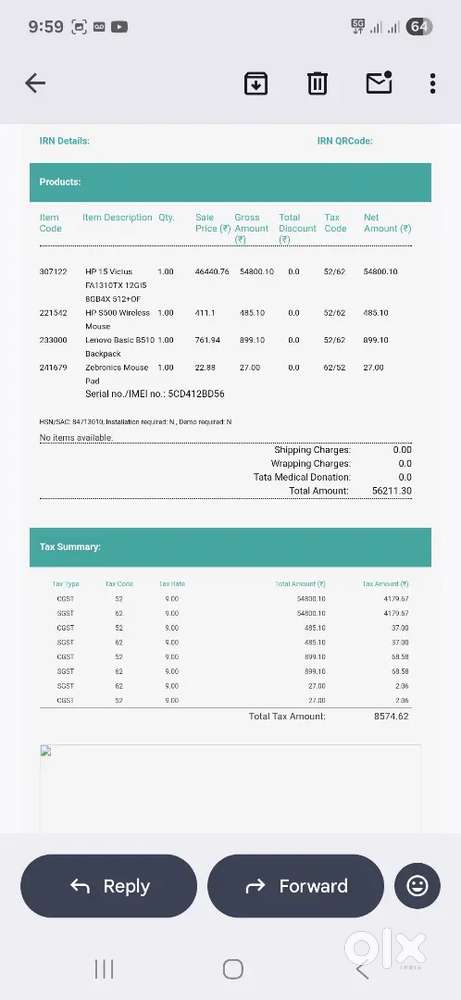 HP 15 VICTUS FA1310TX