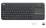 Logitech K400+ keyboard with inbuilt trackpad