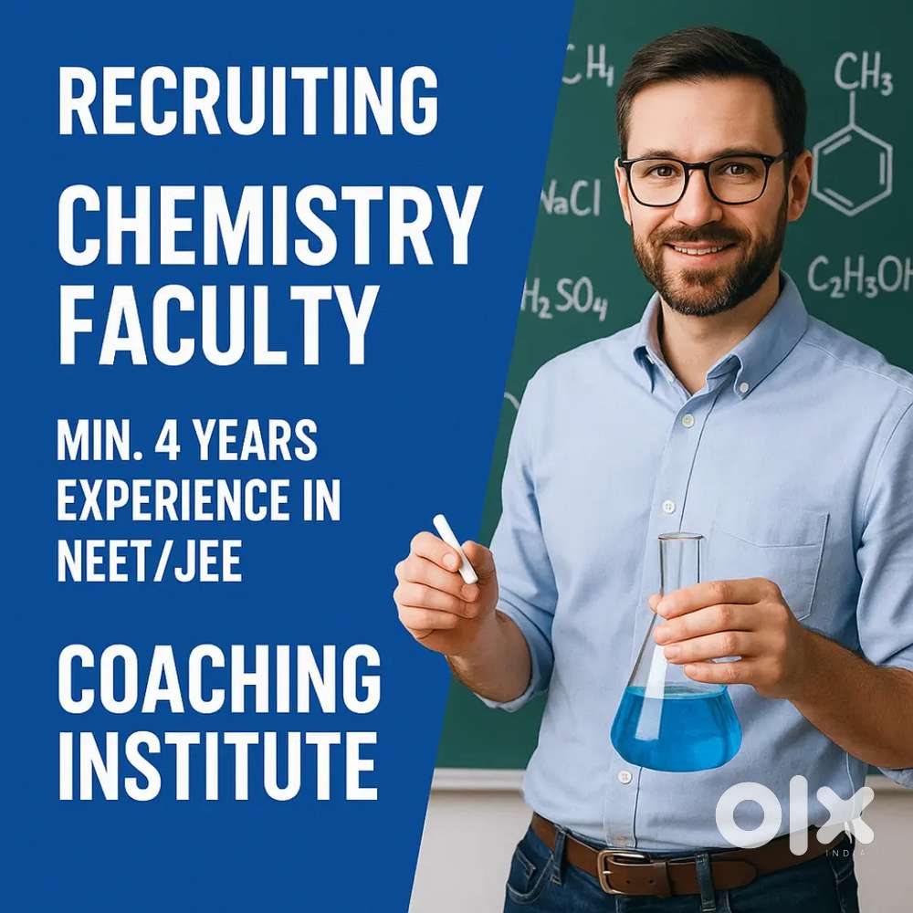 Chemistry faculty required for neet jee