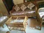 Cane sofa home decoration and garden decoration