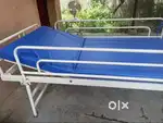 Patient cot with bed with head rise