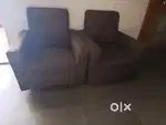 Two one seater sofa set