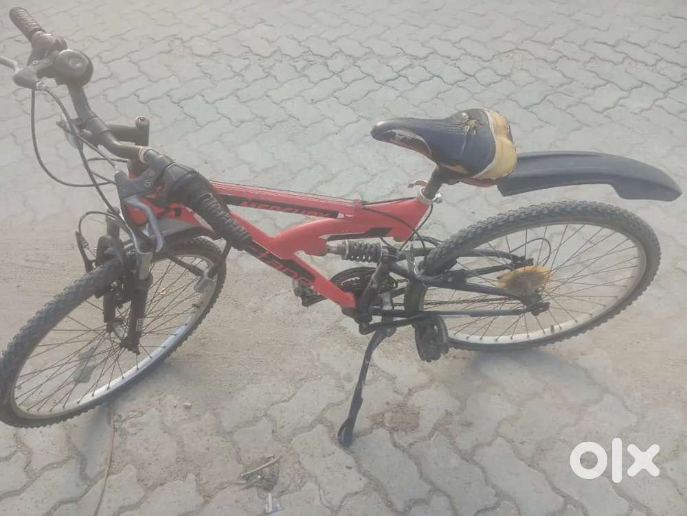 The bicycle in the image is a Hero Octane Mercury mountain bike. 