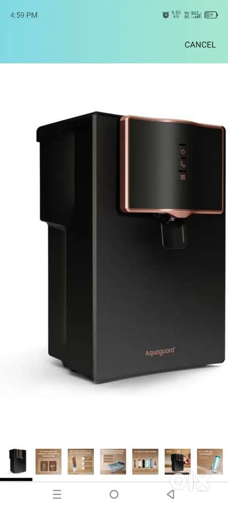 Aquaguard water purifier brand new unopened