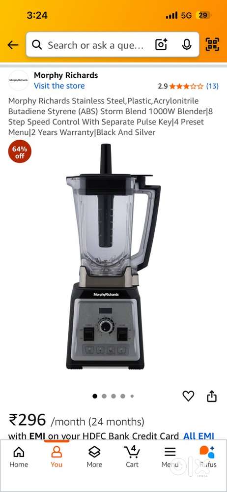 Morphy Richard blender