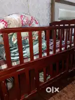 Kids wooden cot cum bed