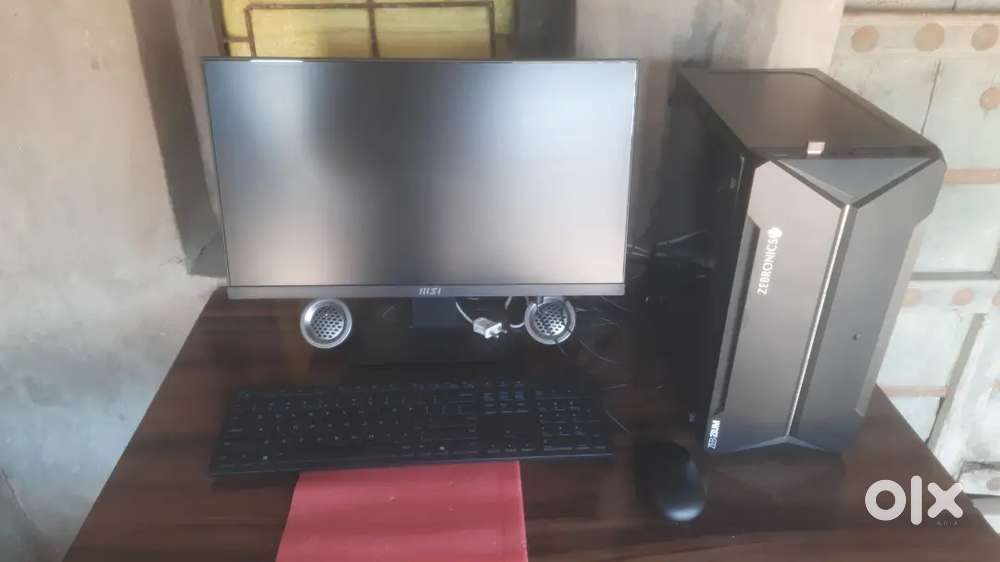Computer i3 8th generation  msi moniter 22inch win 11 installed