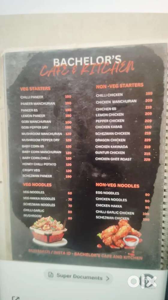 Chinees chef required all rounder