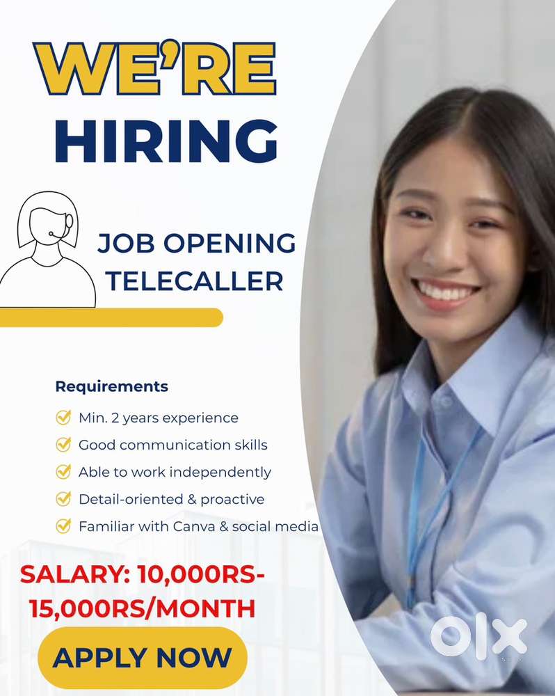 Job Opening: Telecaller - digital marketing