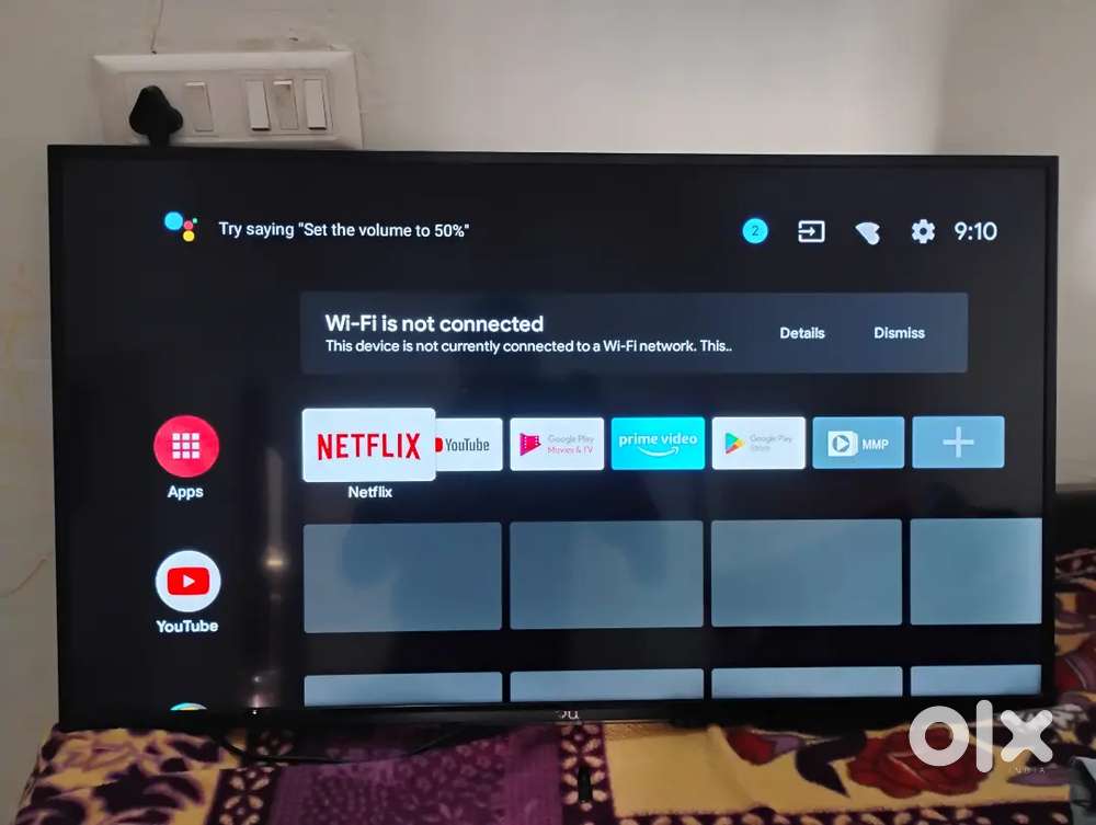 Vu smart android led tv 1 year old