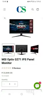 Msi 27 inch gaming monitor