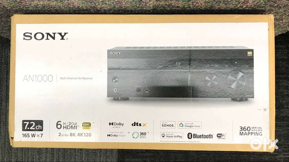 Brand new Sony STR-AN1000 7.2 Channel Home Theater 8K A/V Receiver