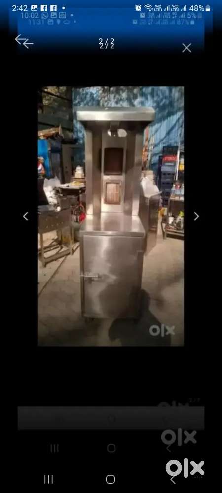 Shawarma 15000, deep fryer 8000, fridge 3000, solo ओव्हन 7000,