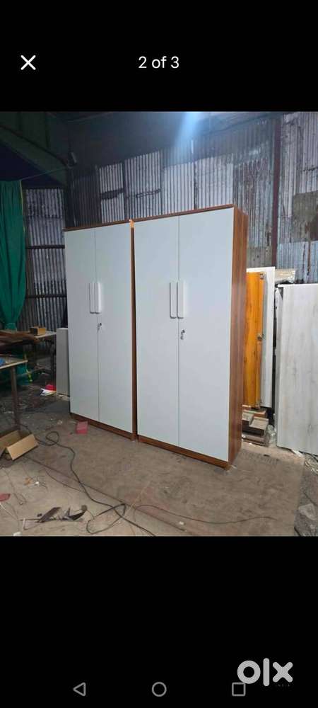 MAXI SPACE 4 DOOR WARDROBE IN WHITE PREMIUM FINISHED