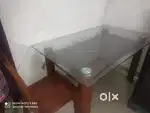 Daining table with two wooden  chairs