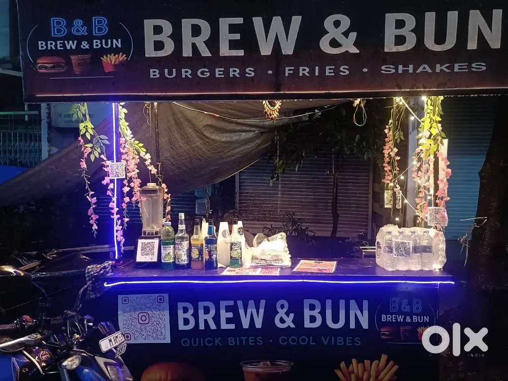 Food cart for fast food and chinese