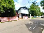 9.6 CENT 2500  SQFT HOUSE + 300 SQFT SHOP IN ALANGAD main road