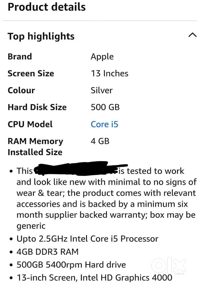 Apple mcbook pro 2015 laptop with top condition