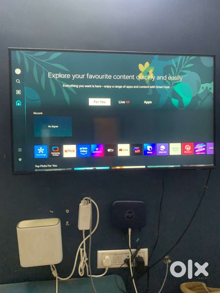 Samsung tv with box