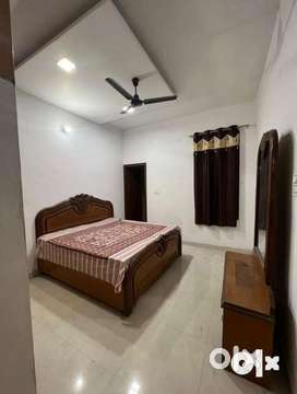 Well furnished 2 rooms with attached bathrooms, lobby and a kitchen