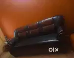 5 Seater Lather sofa set