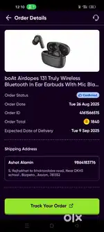 .brandnew Flipkart orderd packed