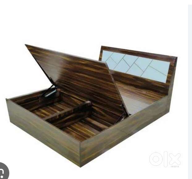 Friday sale vala buy new double bed with box -6990/-Emi available