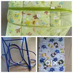 Urgent fixed  sale new unused baby crib & baby bednet and baby rocker